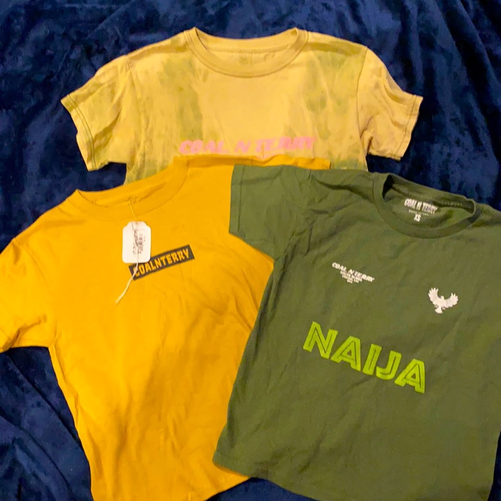 For all you Coal N Terry fans ~ Three adorable T-shirts 1 small 2 extra small